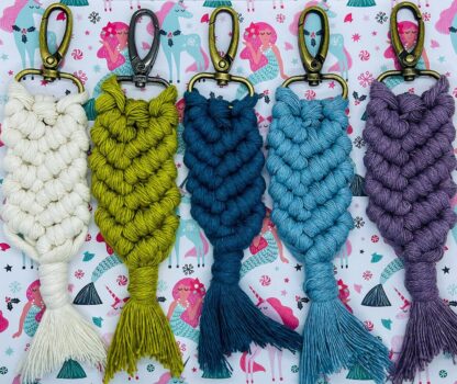 Macrame Fishtail Keychain